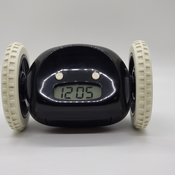 Clocky Alarm Clock on Wheels (Original) - Picture 1 of 4